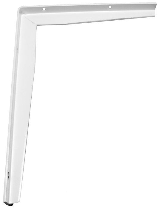 Hyllebrakett T-profil 300 x 400 mm hvit